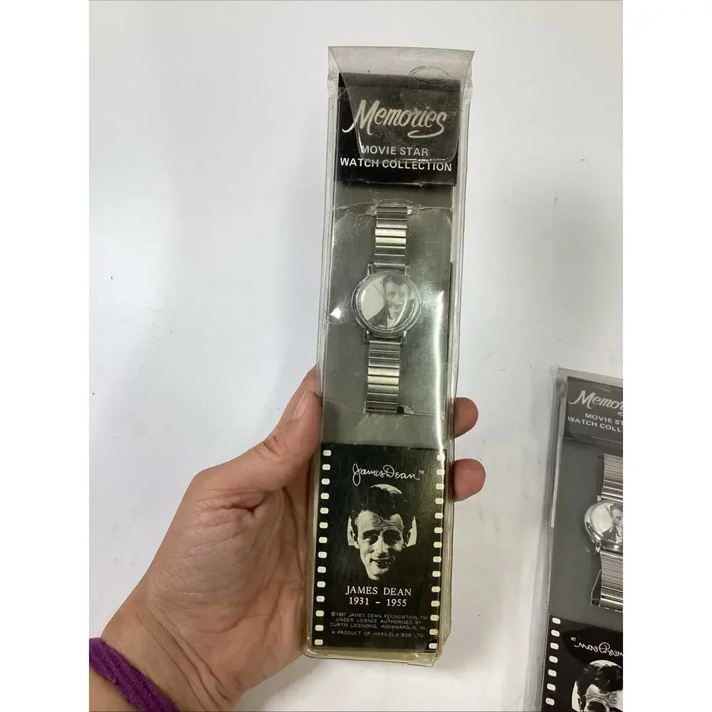 Set of 3 James Dean Watches - Memories In Box & 2 Movie Star Collection Watches